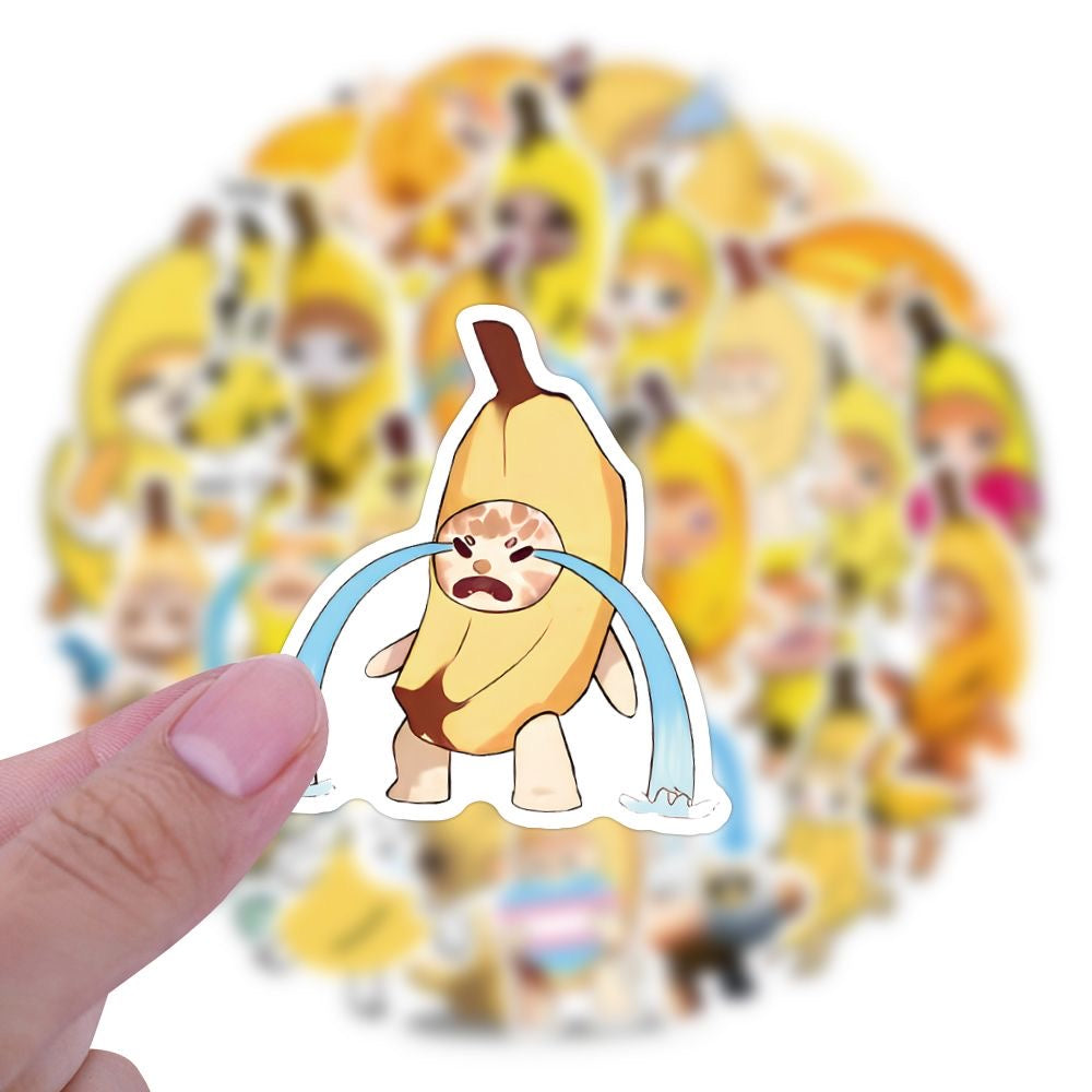 50 Unique Banana Cat Stickers