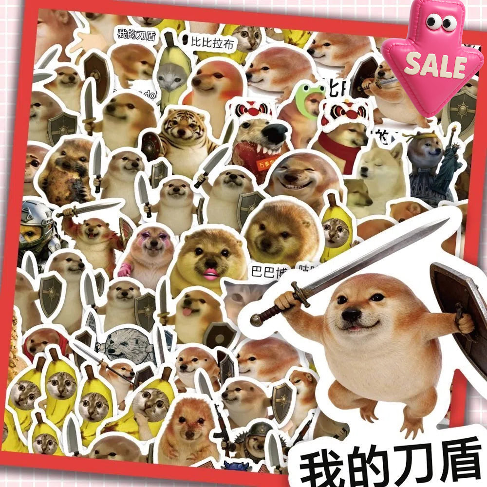 My blade and shield, BibirabuStickers