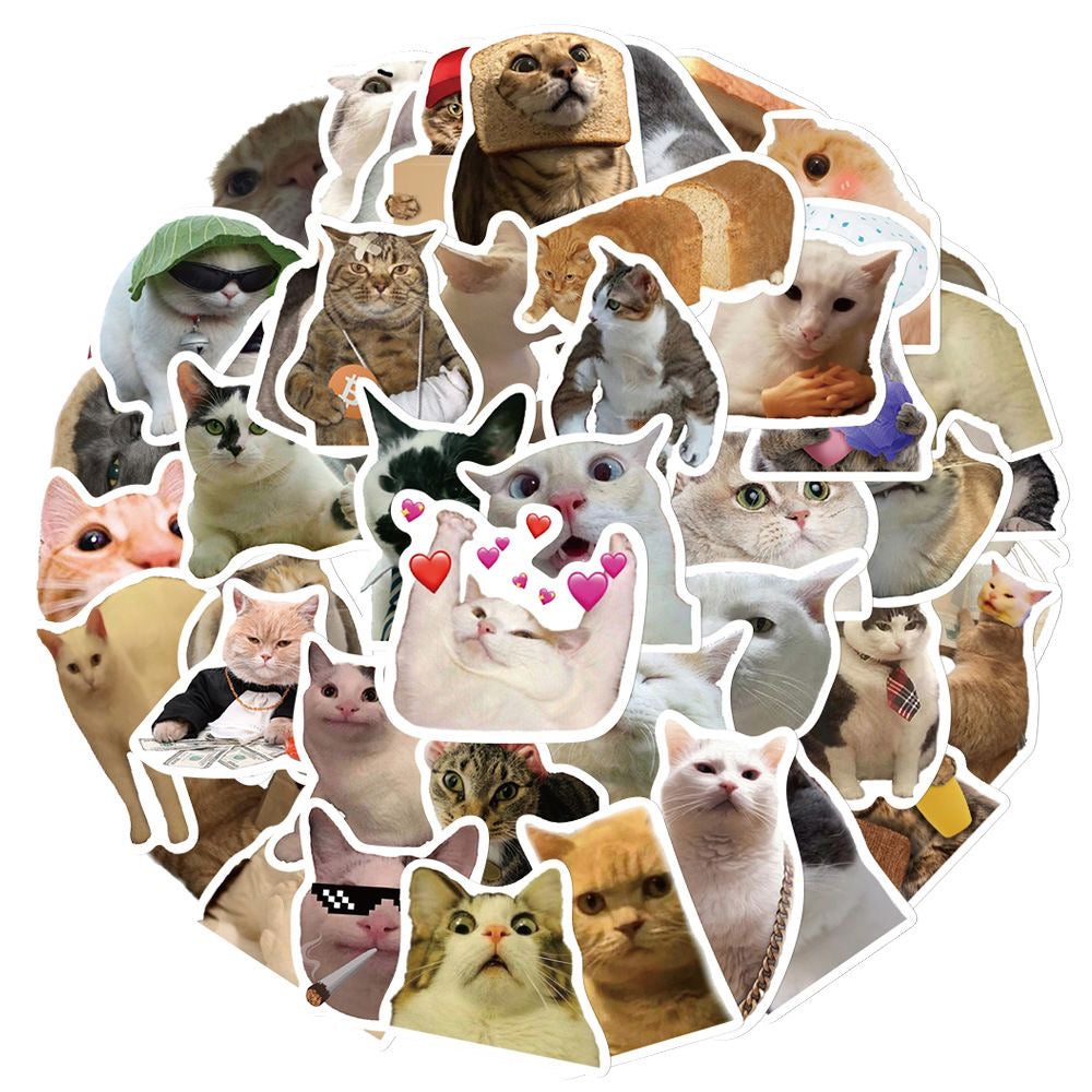 Funny Cat Stickers