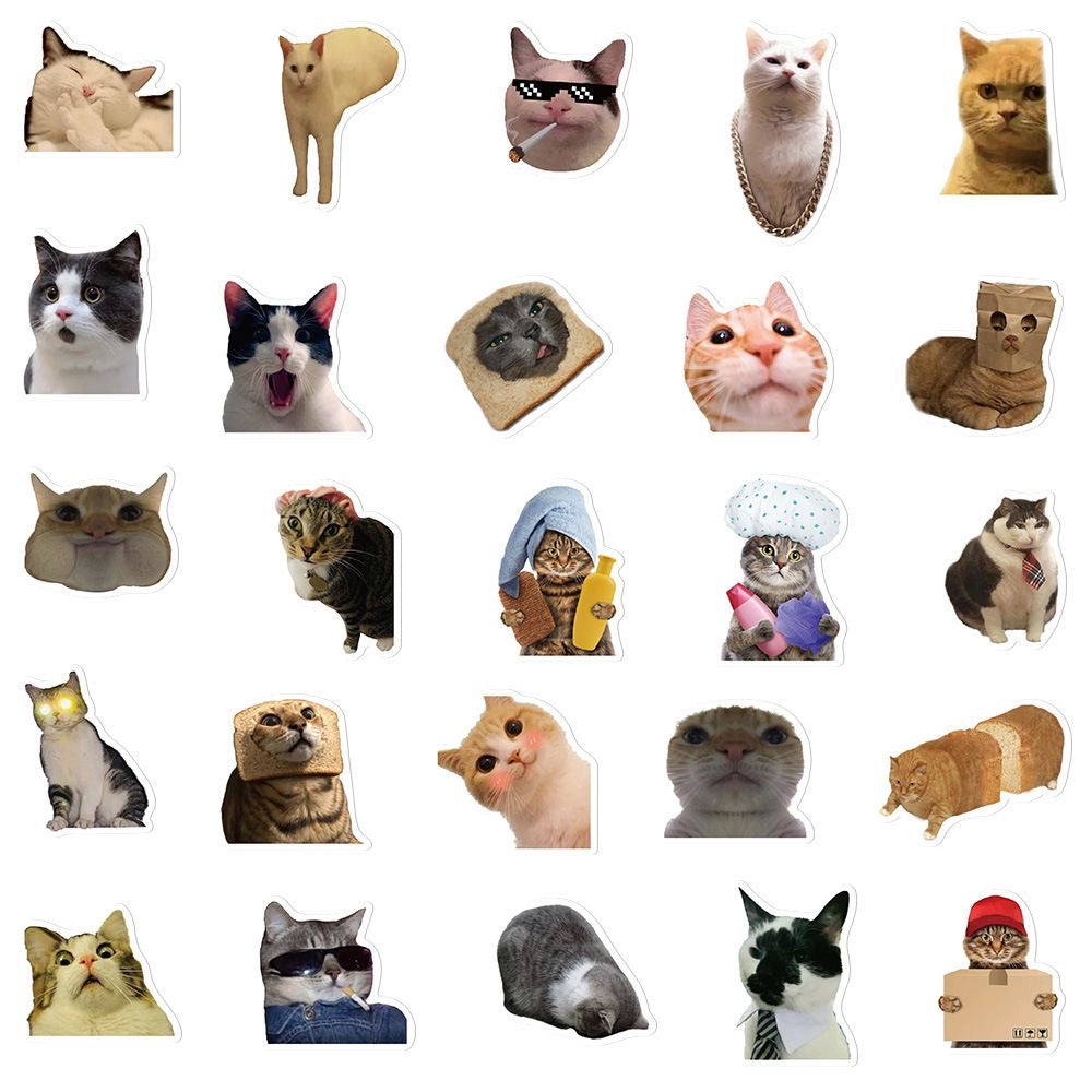 Funny Cat Stickers