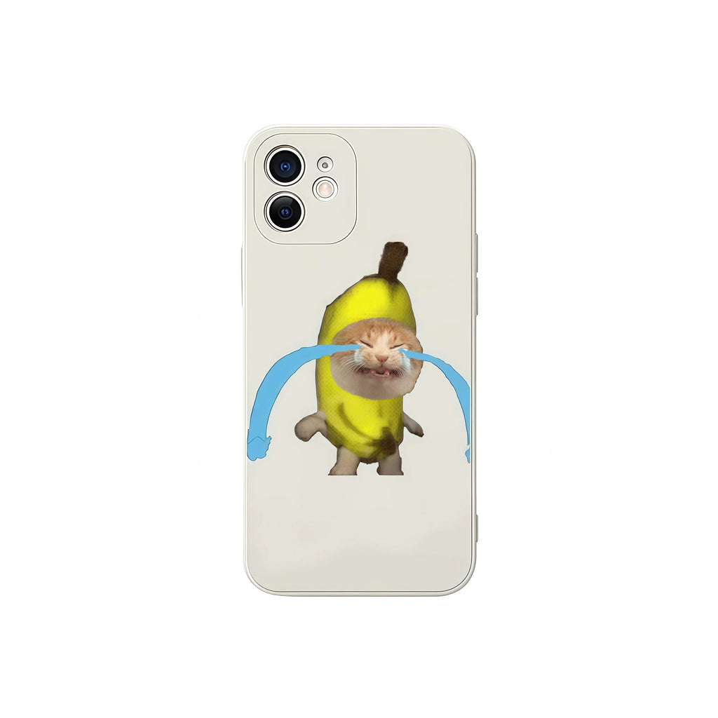 Banana Cat iPhone Case