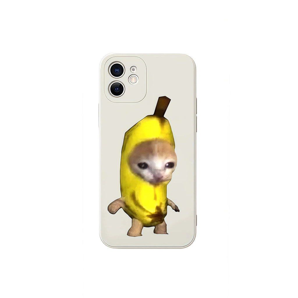 Banana Cat iPhone Case
