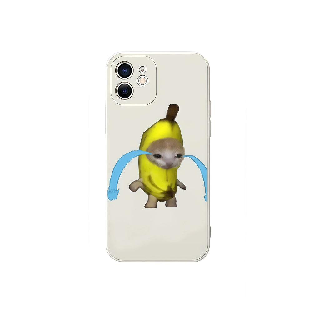 Banana Cat iPhone Case