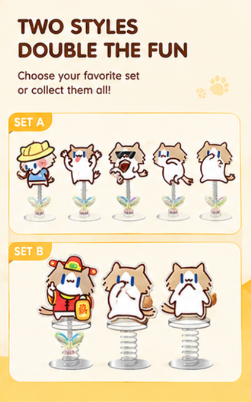 Cute Cartoon Cat Swing Car Dashboard Ornament, Lovely Wobbly Figure Decor, Car & Electric Vehicle Interior Decoration