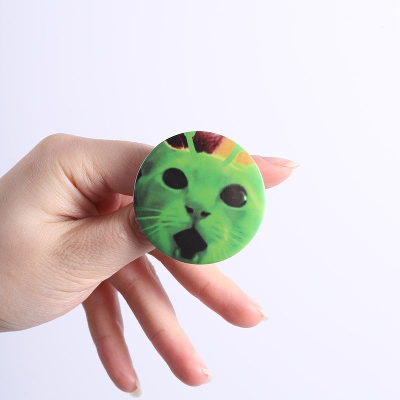 Alien Cat Badge