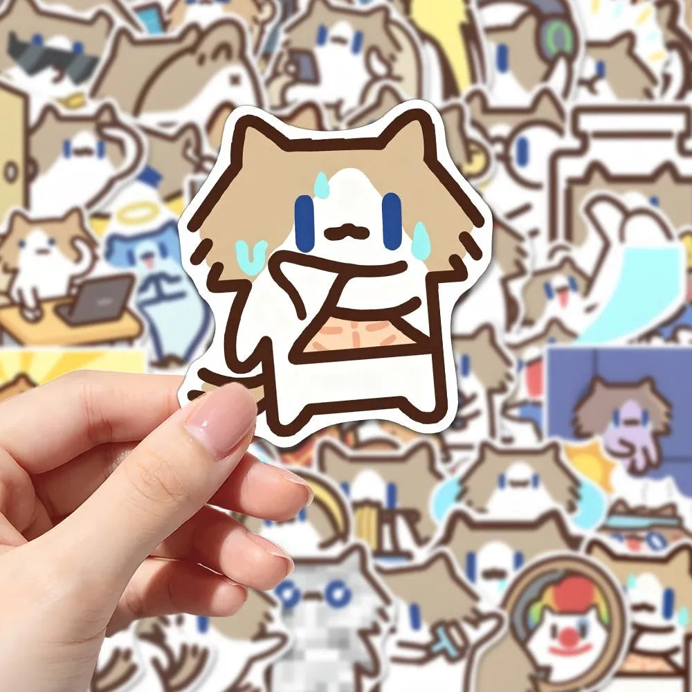 120 emojis stickers for 'Monthly Salary Cat'