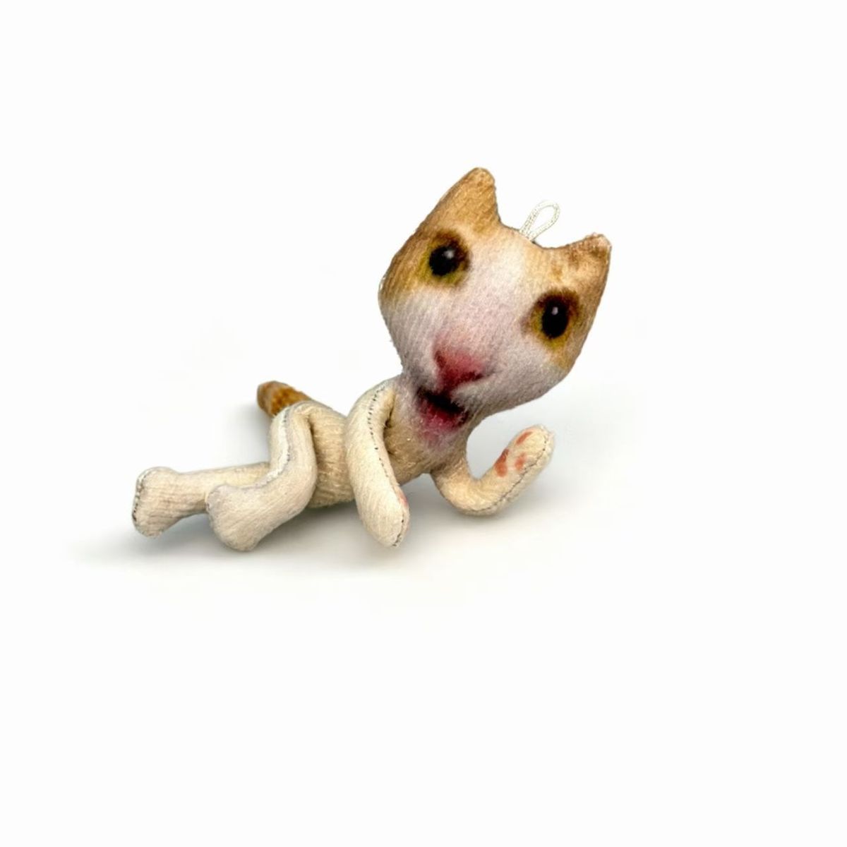 Ugly Rat Plush Keychain, Funny Meme Rat Pendant, Weird Cute Stuffed Animal Charm