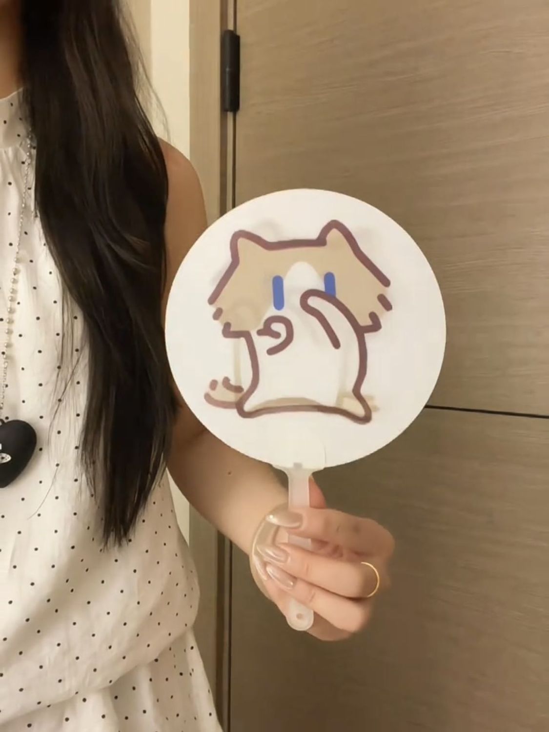 Viral Meme Lenticular Hand Fan | 3D Flip Changing Image Cartoon Meme Fan