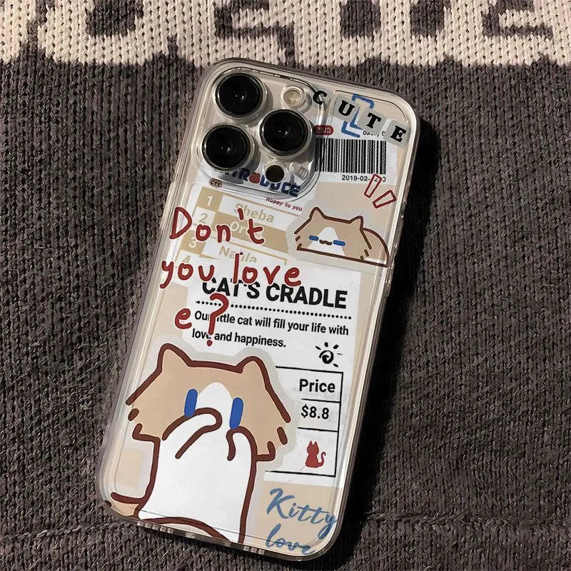 Monthly salary cat phone case(Apple phones only)