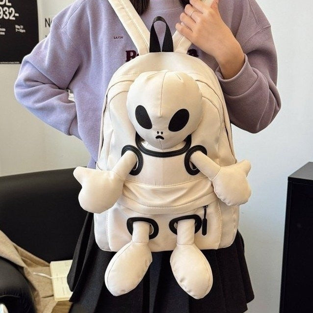 Alien Cartoon Backpack