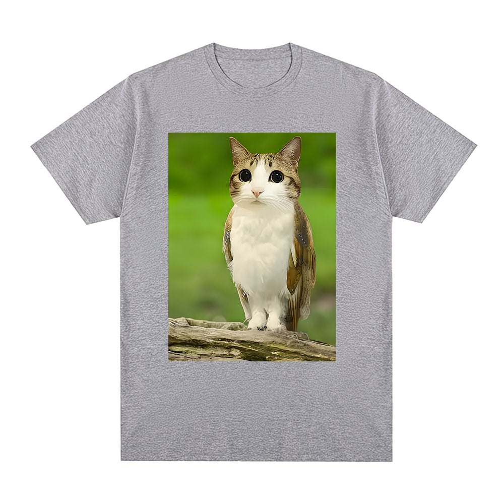 Meowl Graphic Print T-shirt