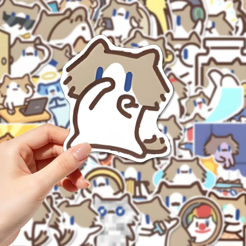 120 emojis stickers for 'Monthly Salary Cat'