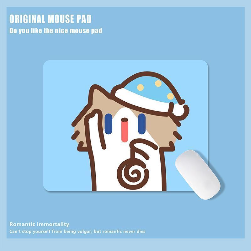 Monthly Salary Cat Cute Cartoon Student Medium Mouse Pad