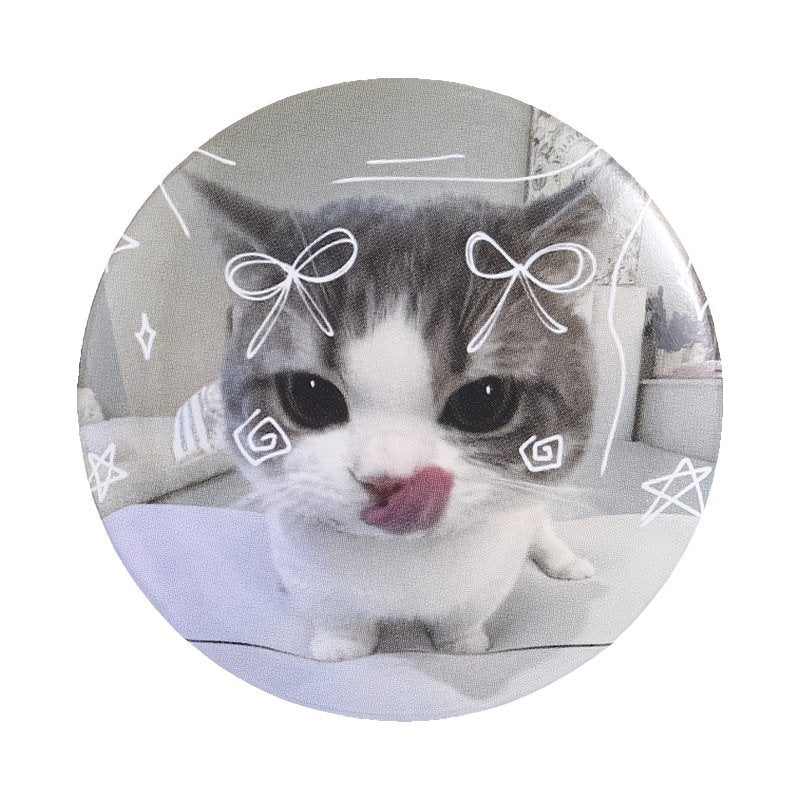Cute Meme Pin Badge