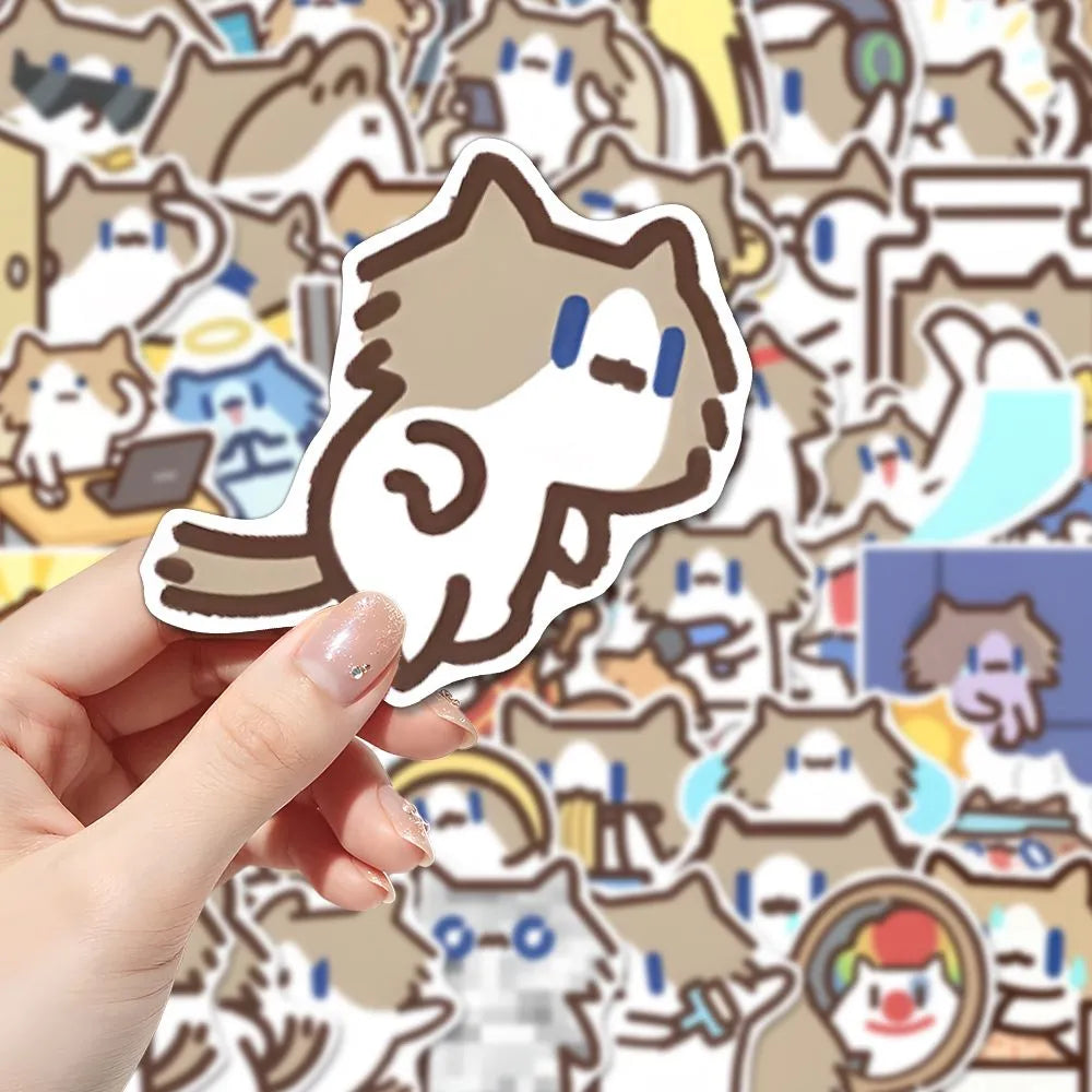 120 emojis stickers for 'Monthly Salary Cat'