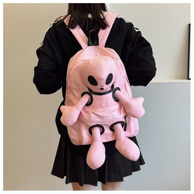 Alien Cartoon Backpack