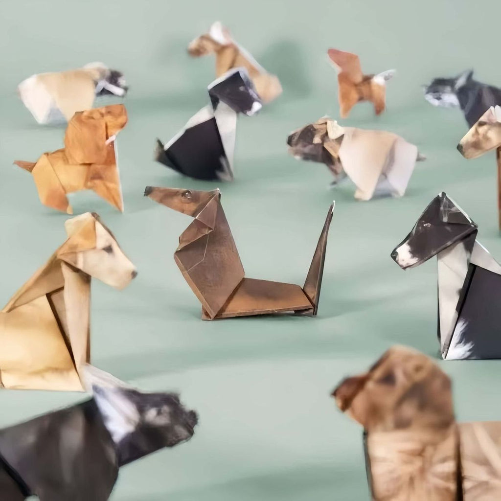 3D Origami Puppy & Cat Paper Craft