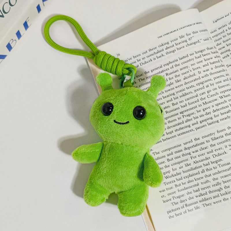 Cute Eyeglass Alien Plush Charm