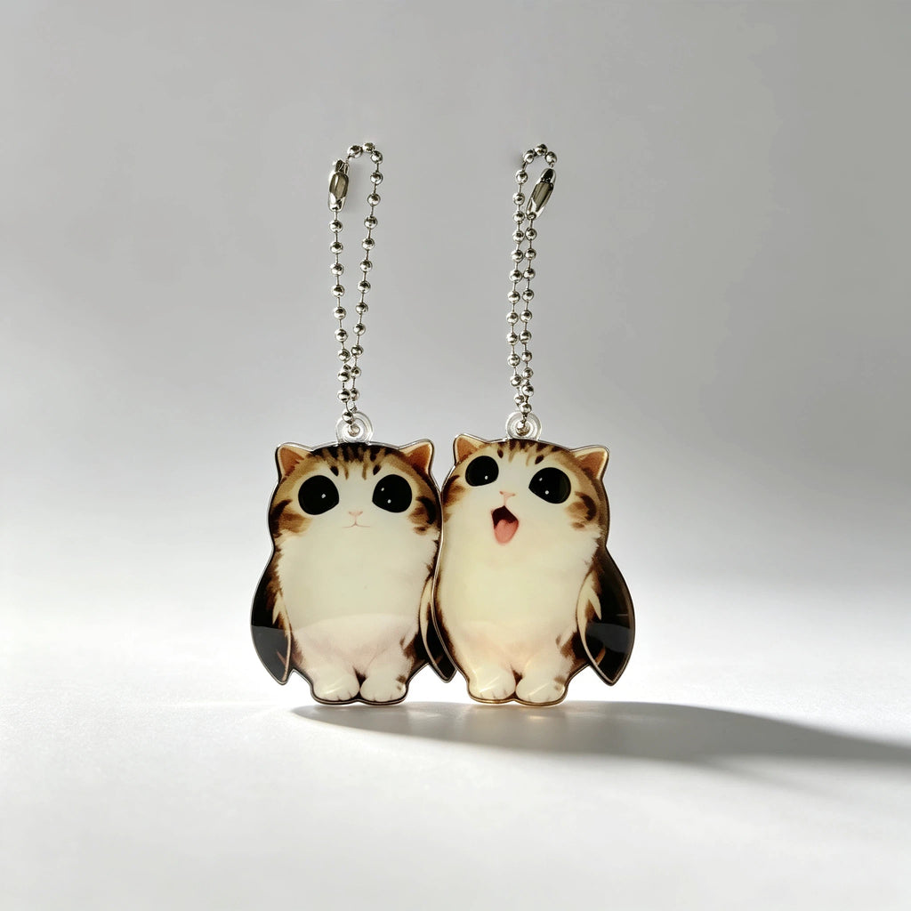 Meowl Kitten Magnetic Keychains (Set of 2)