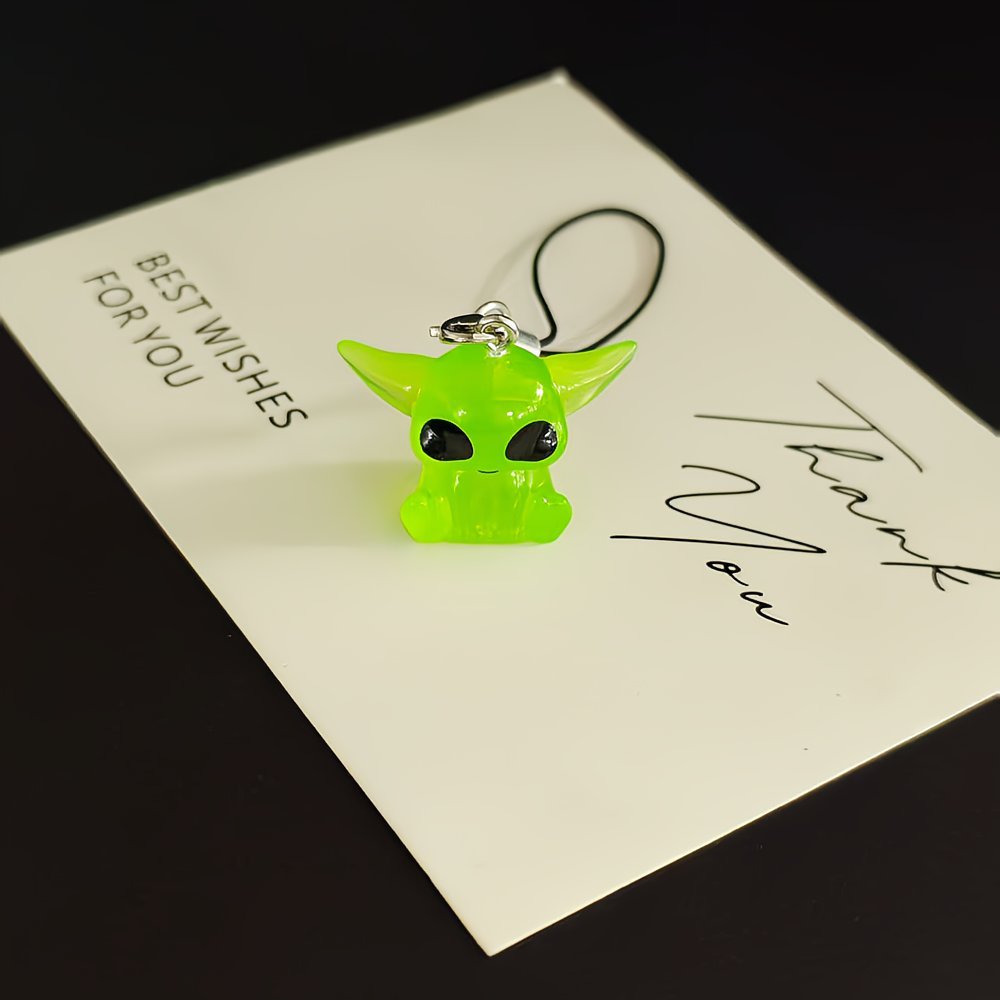 Luminous Alien Unique Phone Lanyard