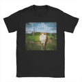 New My Goat Goated Meowl Print Crew Neck Short Sleeve T-Shirt, Unique Graphic Tee
