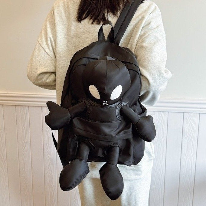 Alien Cartoon Backpack