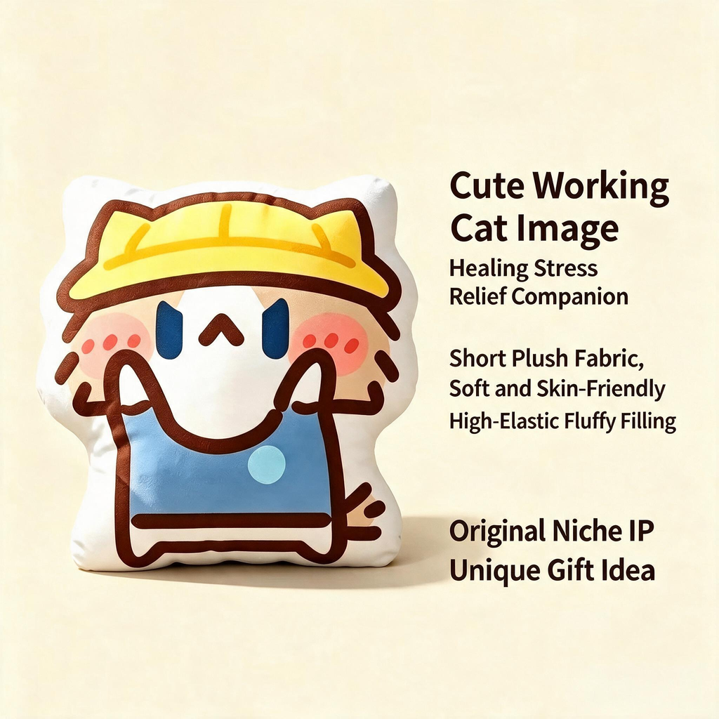 Bestselling Monthly Salary Cat Plush Toy Scattering Fragrance Cute Creative Shaped Pillow