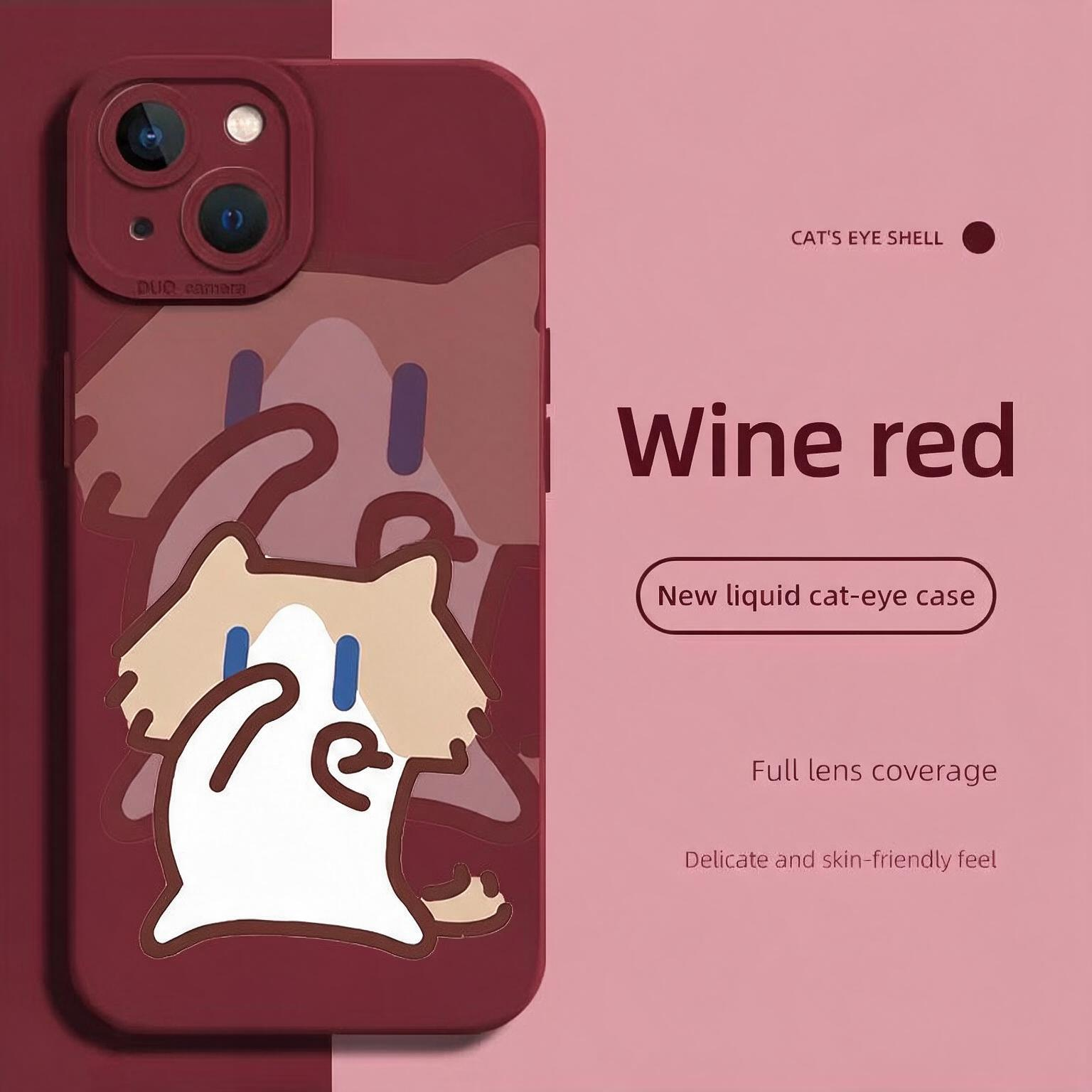 Cute Monthly‑salary Cat Phone Case Compatible with iPhone