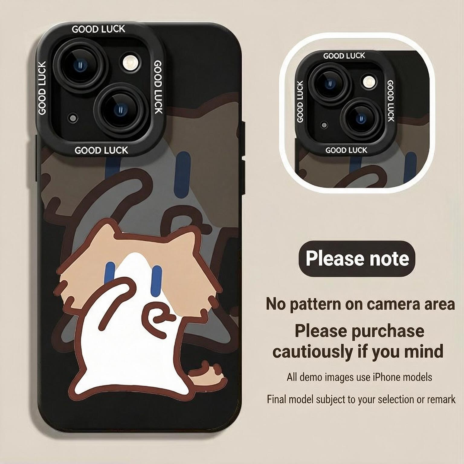 Cute Monthly‑salary Cat Phone Case Compatible with iPhone