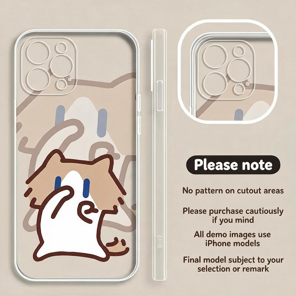 Cute Monthly‑salary Cat Phone Case Compatible with iPhone