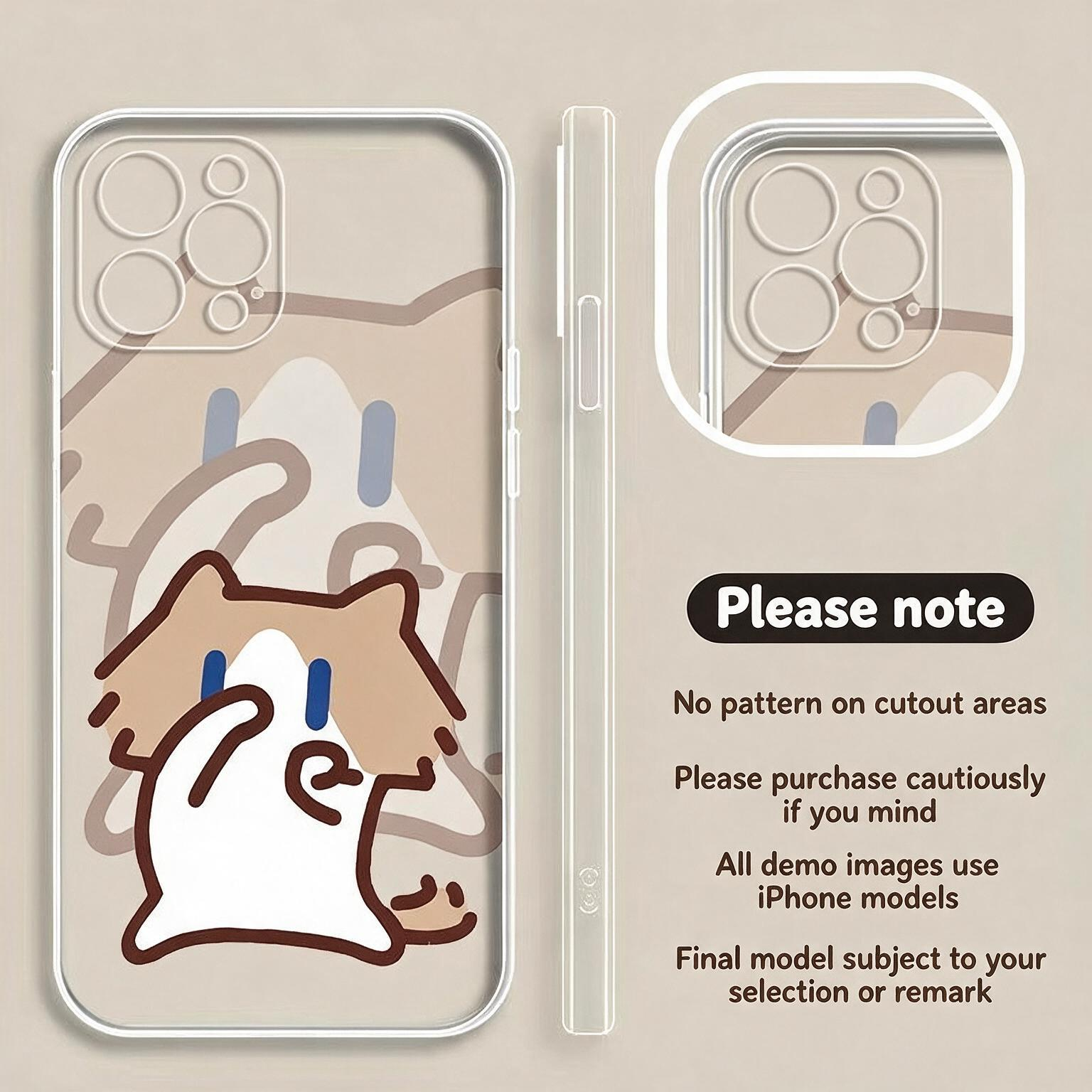 Cute Monthly‑salary Cat Phone Case Compatible with iPhone