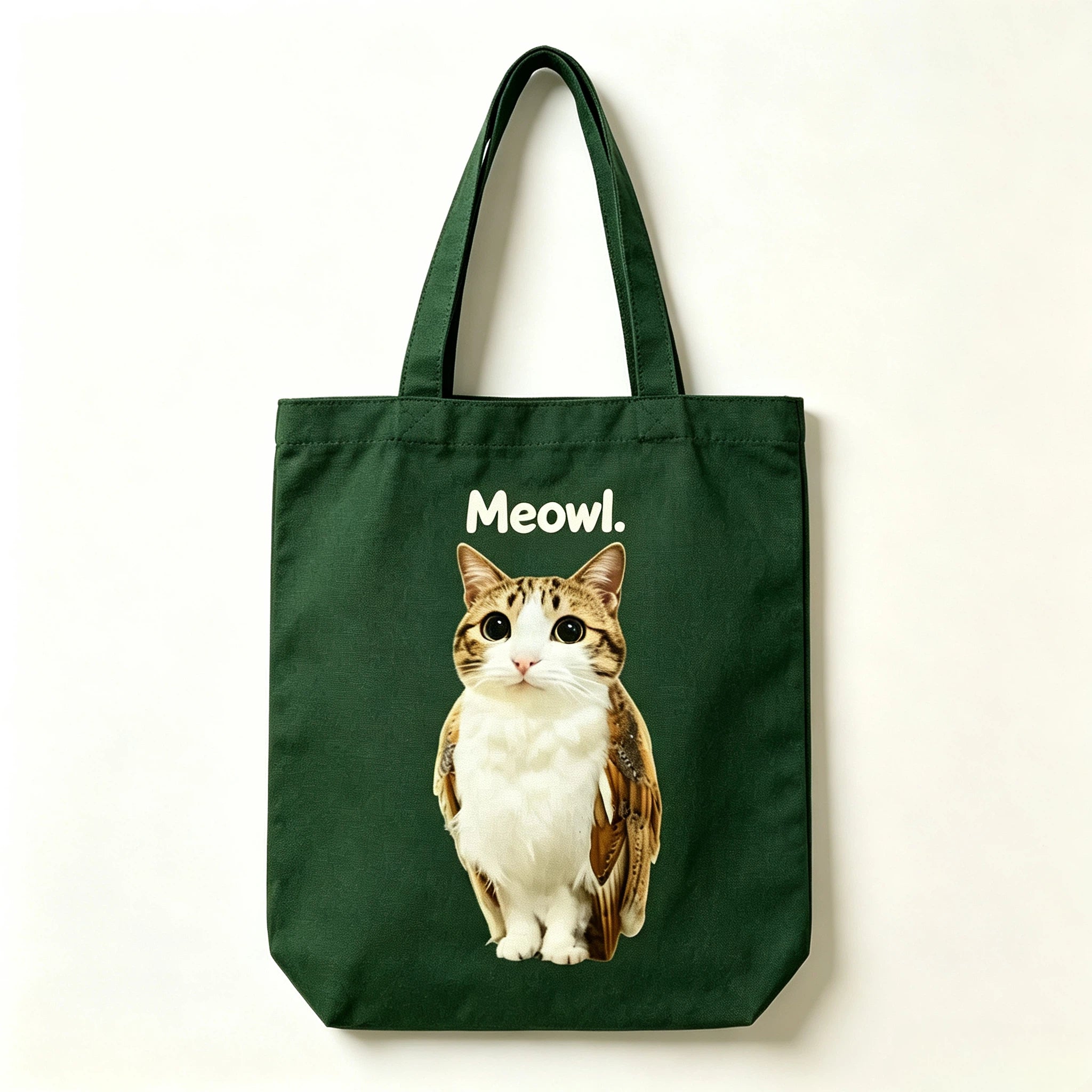 Meowl Canvas Tote Bag