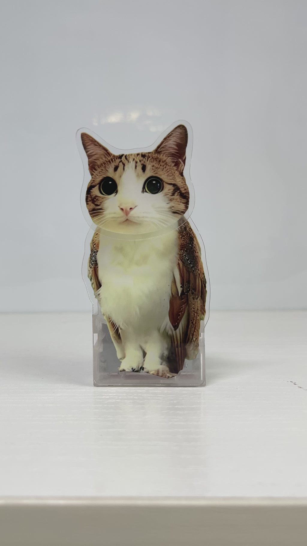 Meowl Shaking Head Ornament