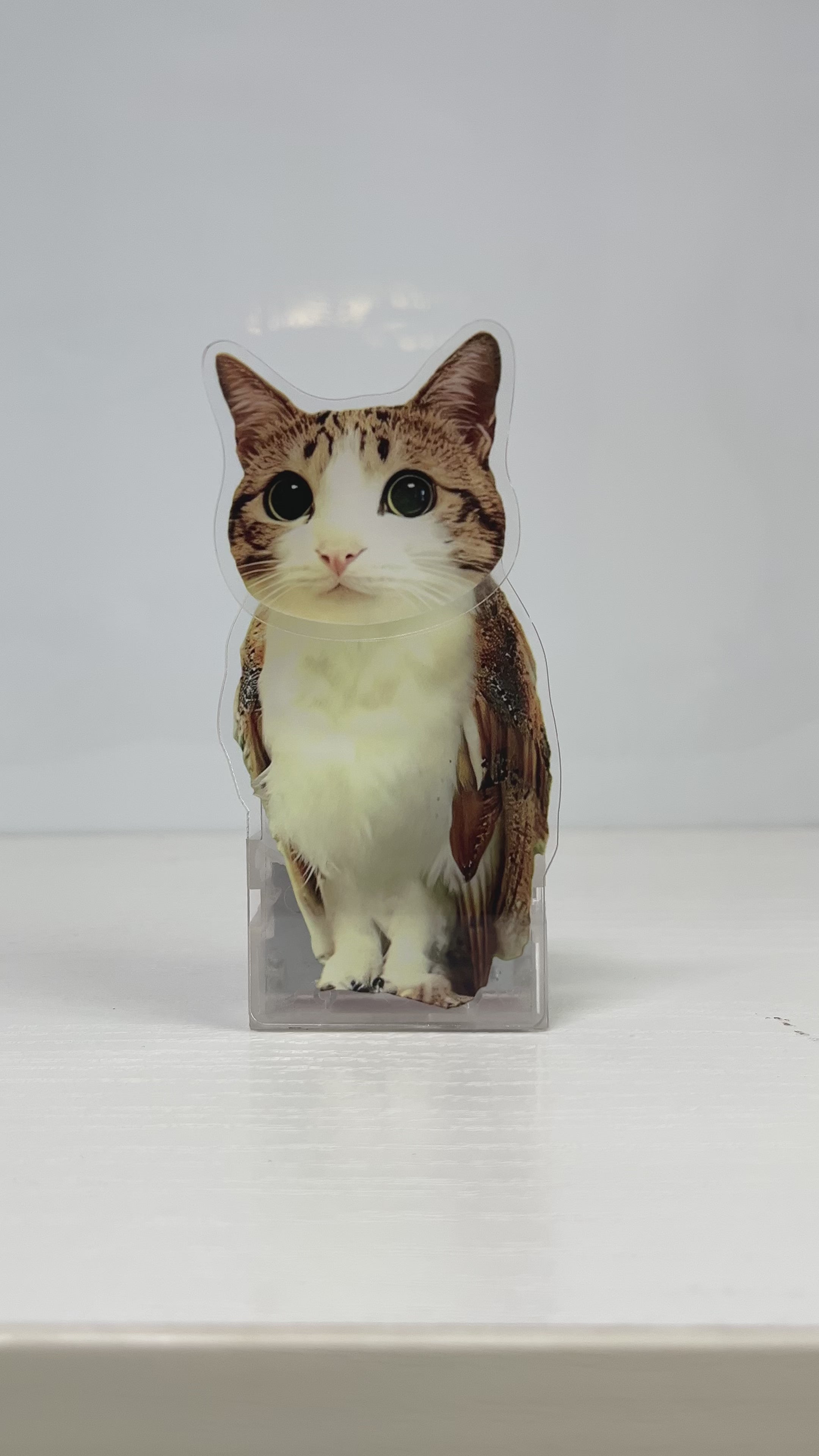 Meowl Shaking Head Ornament