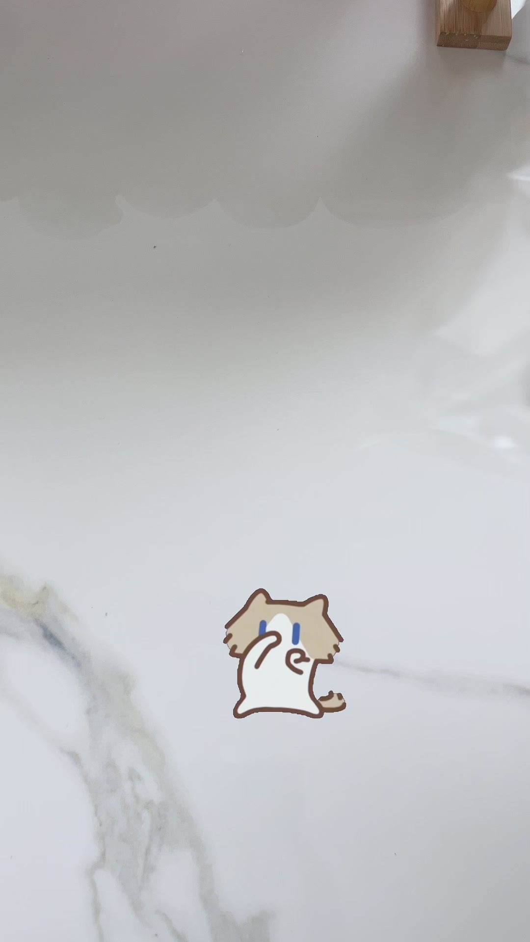 Monthly Salary Kitty Keychain
